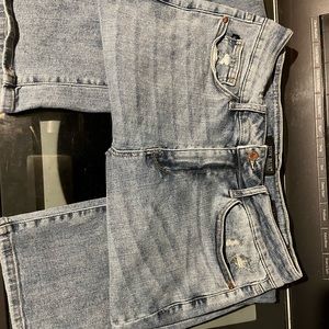 Judy Blue women’s high waist slim boot cut light blue jeans size 14W.